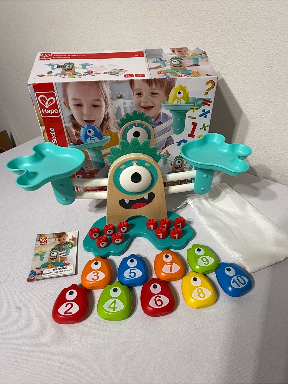 Hape Monster Math Scale - Picture 2 of 6